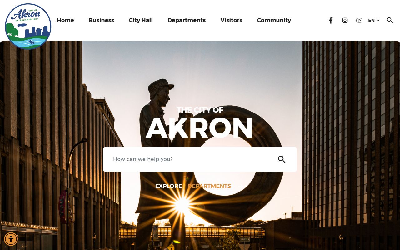 Akron residents directory official city website