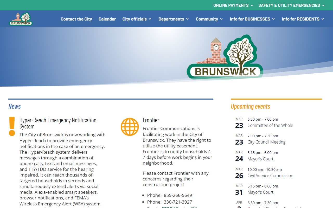 Brunswick residents directory official website