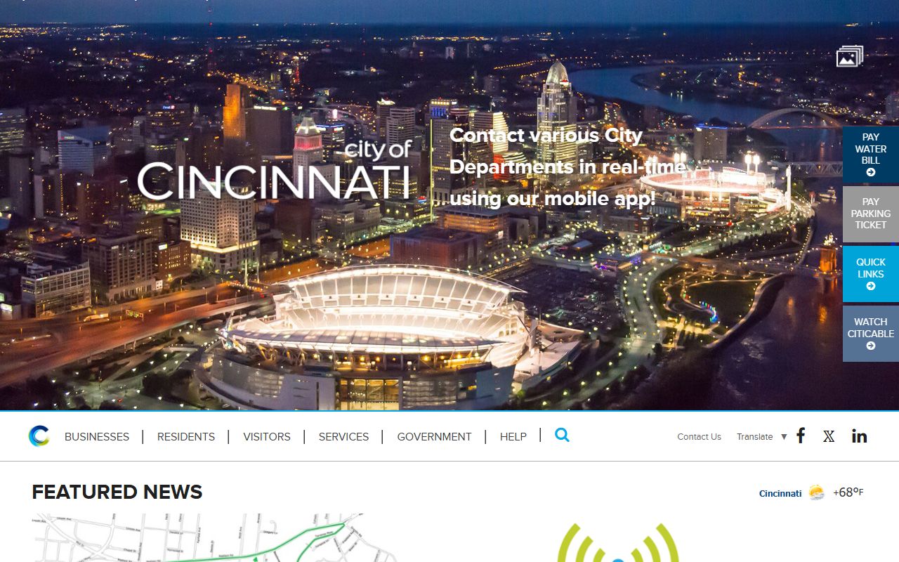 Cincinnati residents directory official city website