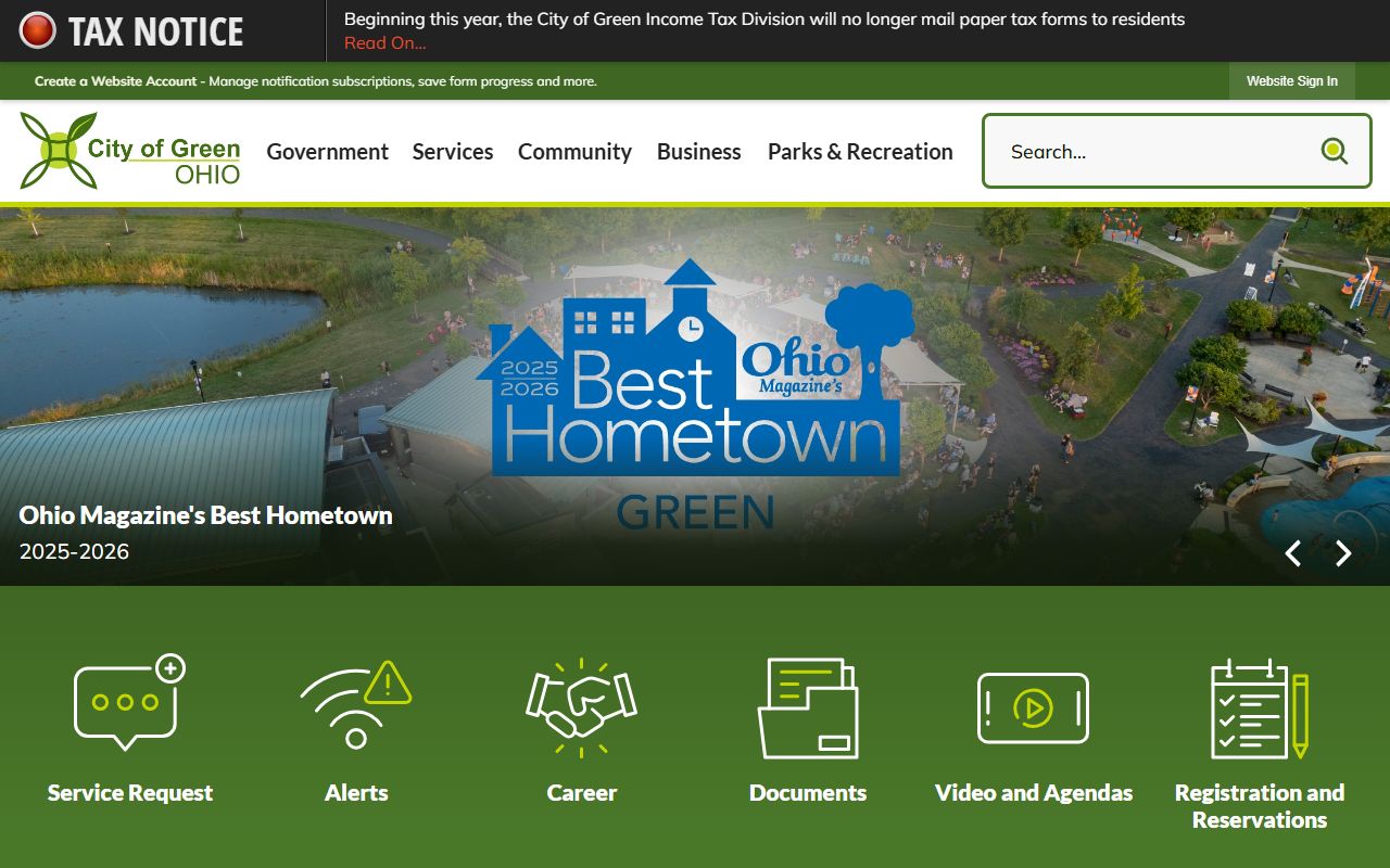 Green residents directory official website