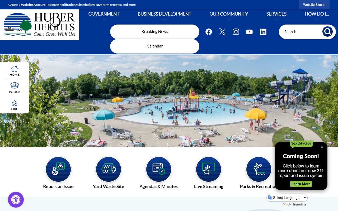 Huber Heights residents directory official website