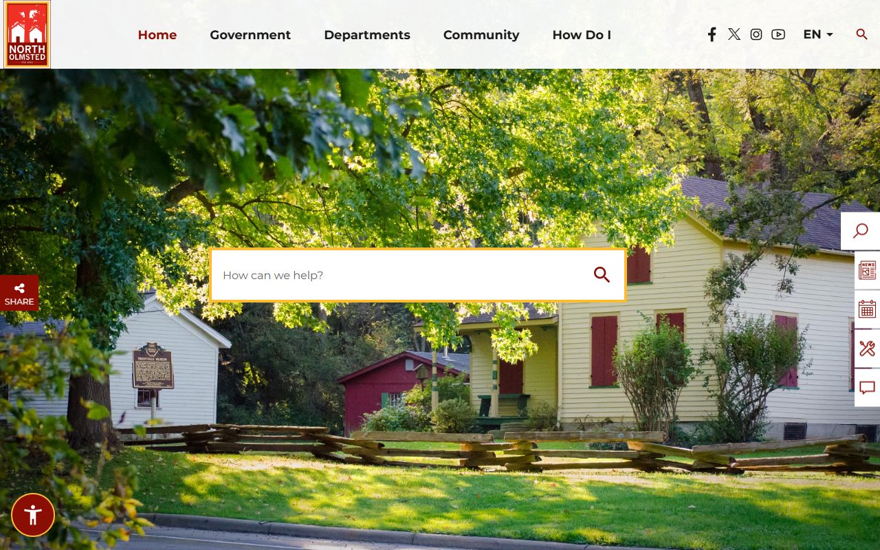 North Olmsted residents directory official website