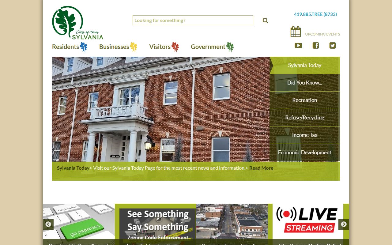 Sylvania residents directory official website