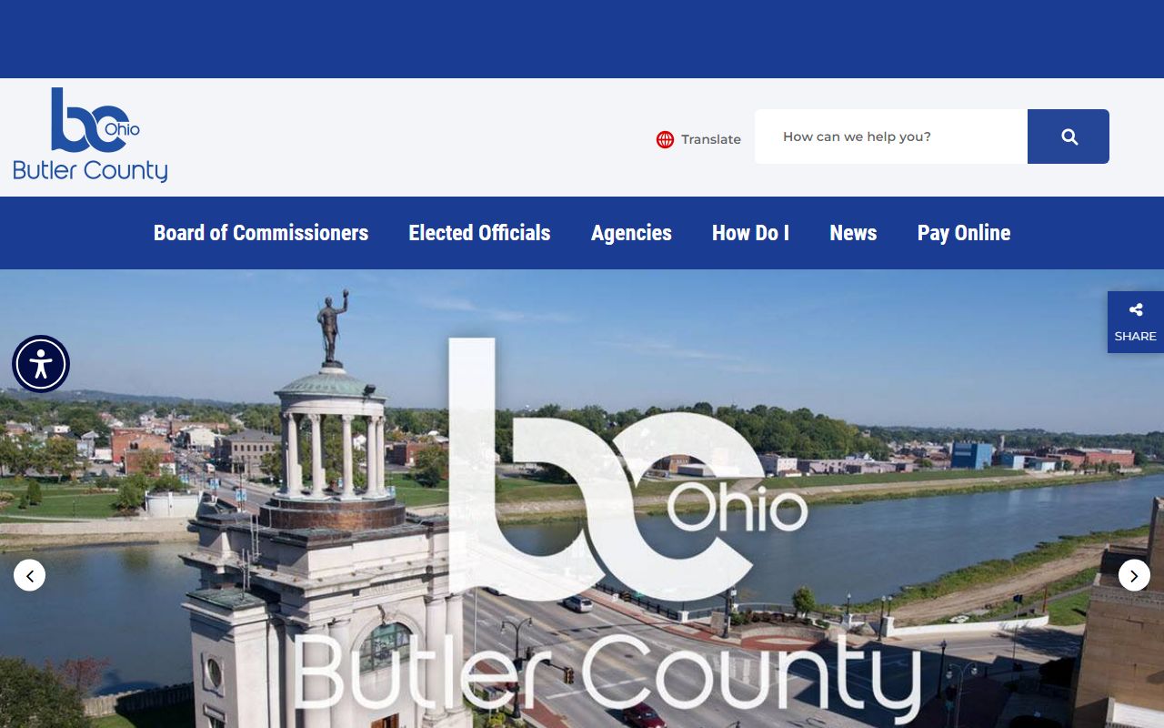 Butler County residents directory government portal