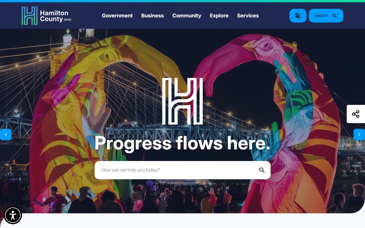 Hamilton County residents directory government portal