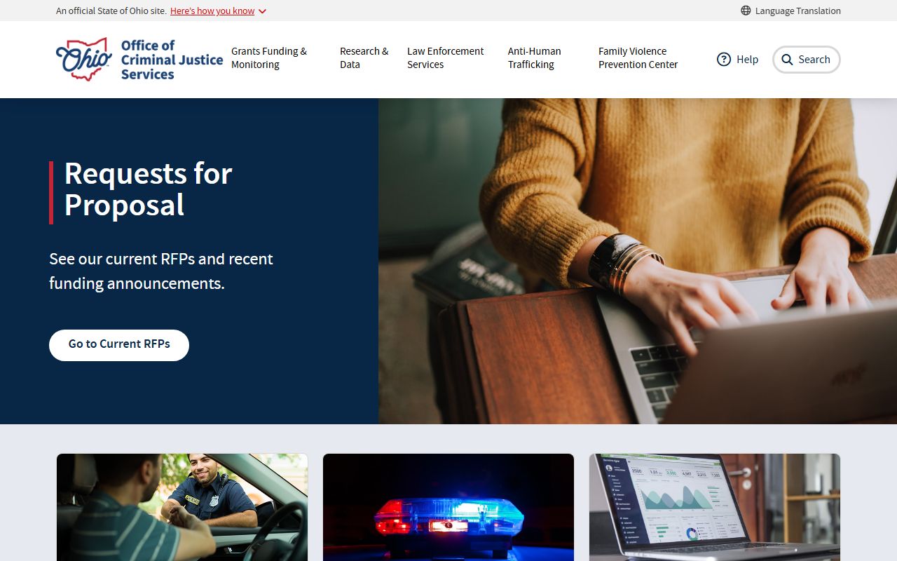 Ohio residents directory criminal justice services