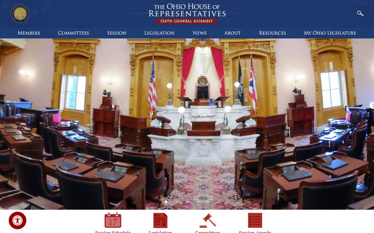 Ohio residents directory House of Representatives