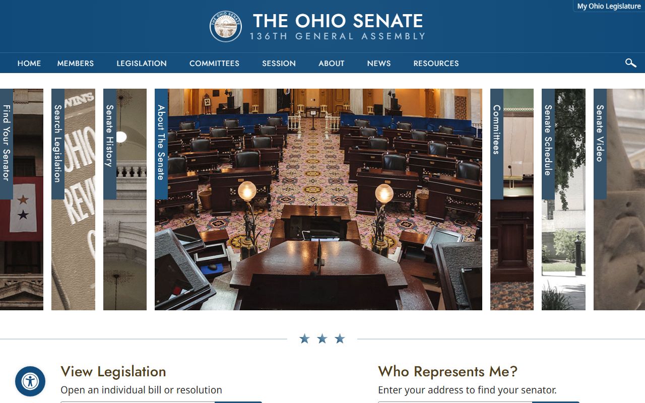 Ohio residents directory Senate